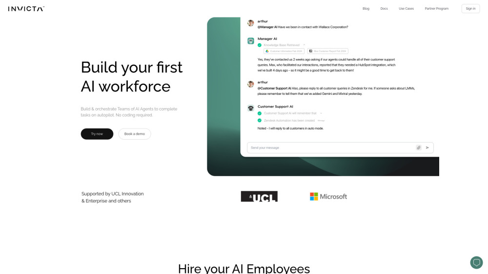 Invicta AI: Advanced AI Tool for Task Automation