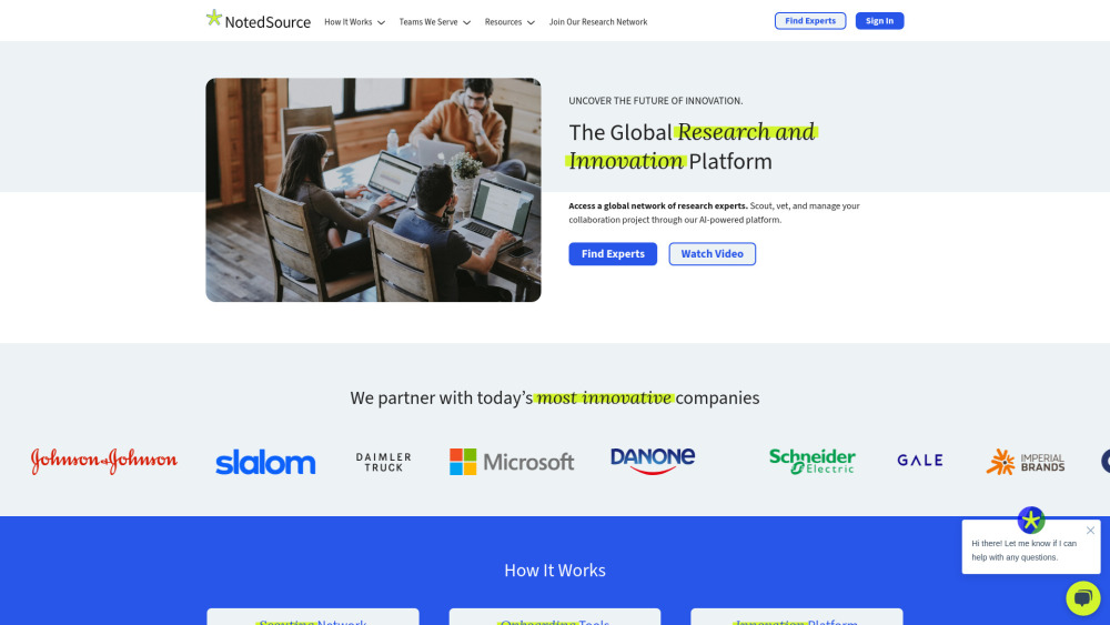 NotedSource: Research talent connection platform