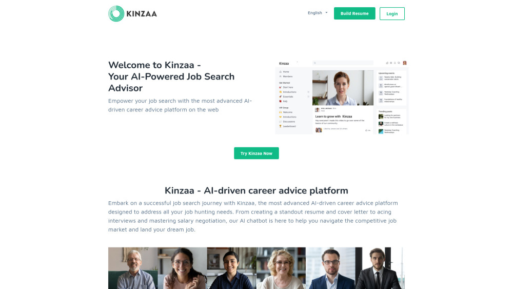 Kinzaa: AI Job Search Platform, Find Your Dream Job Faster