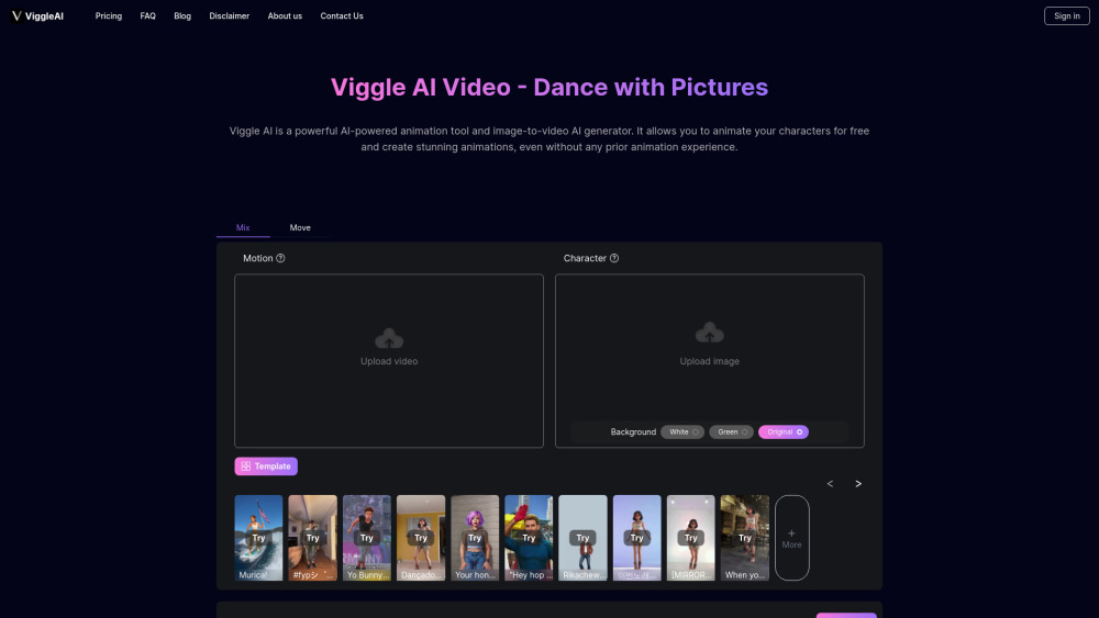 Viggle AI: AI Tool for Image-to-Video Conversion