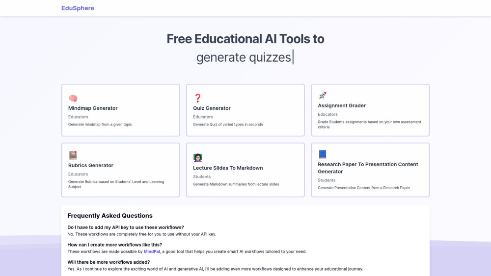 EduSphere: AI Tool for Streamlining Education