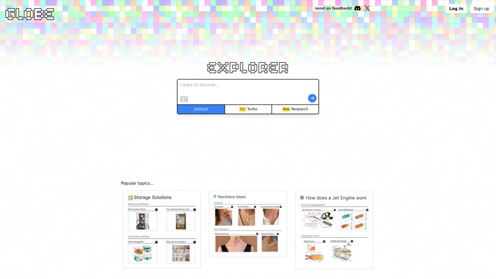 Globe Explorer: AI Tool for Global Topics
