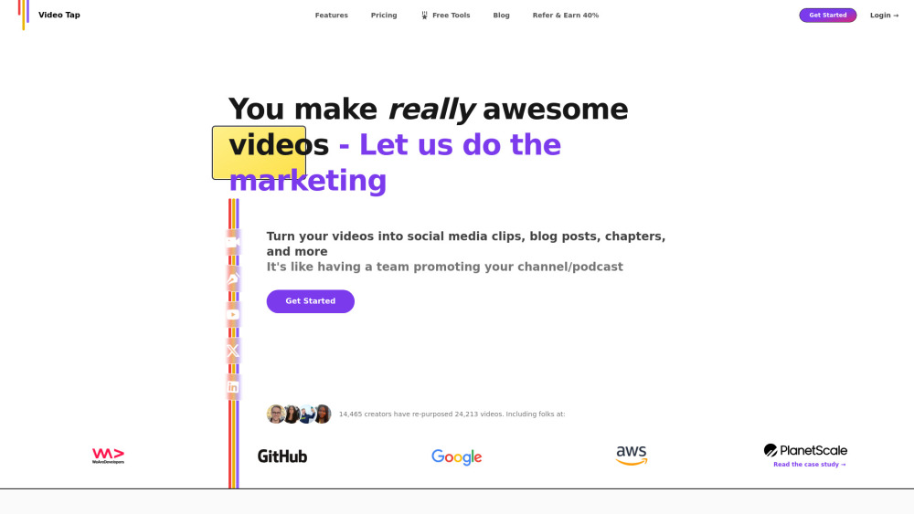 Video Tap: AI Tool for Dynamic Video Content Transformation