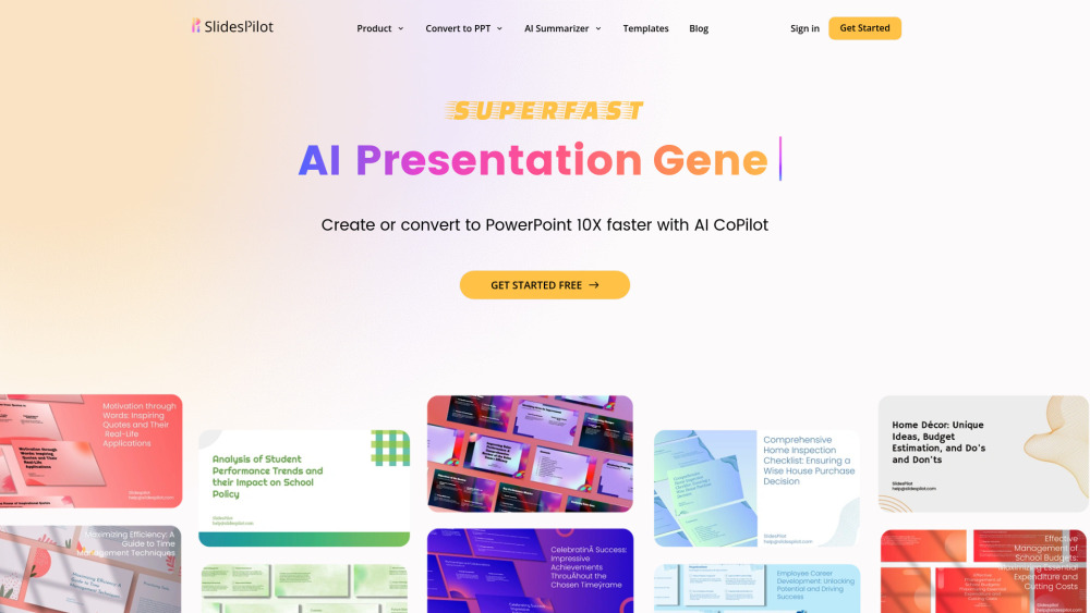 SlidesPilot: AI Presentation Suite - Ultimate AI Tool