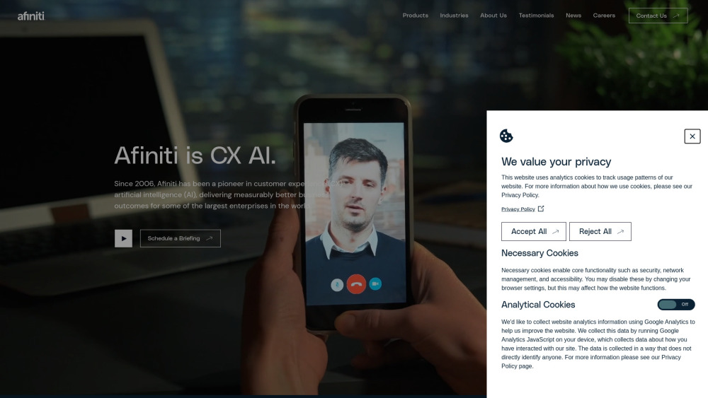 Afiniti CX AI: Customer Interactions AI Tool