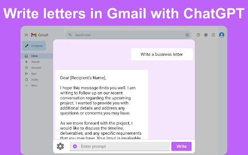 Chat GPT for Gmail Chrome Extension: AI Tool for Gmail