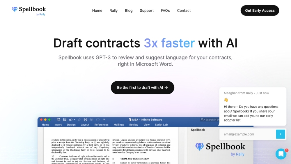 Spellbook: AI Contract Drafting & Review