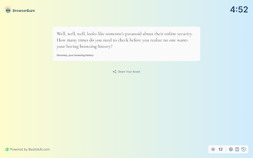 BrowserBurn - Chrome Extension: AI Tool