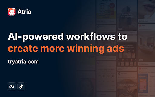 Atria - Chrome Extension: AI Tool for Ad Analysis