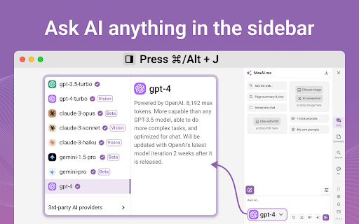MaxAI - Chrome Extension: Boost Prod. with AI Tools