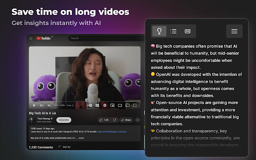 Summarify - Chrome Extension: AI Video Summaries