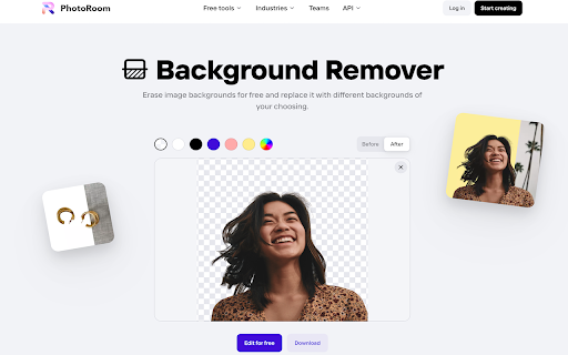 Photoroom Background Remover: AI Tool for Images