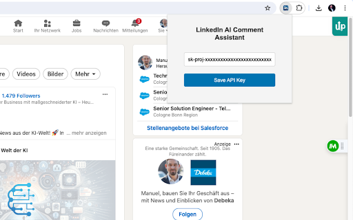 AI-Commentator - Chrome Extension: AI tool for smart LinkedIn comments