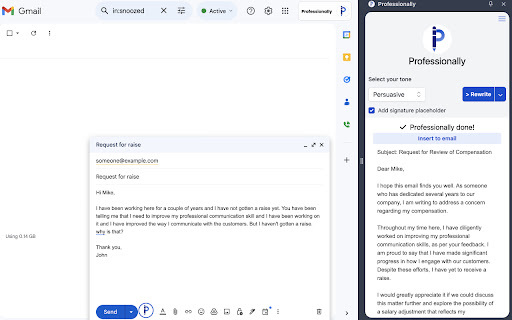Professional Email Rephraser: AI Tool for Instant Professionalism