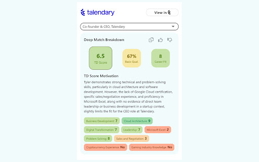 RecruitAI - Chrome Extension: AI Tool for LinkedIn