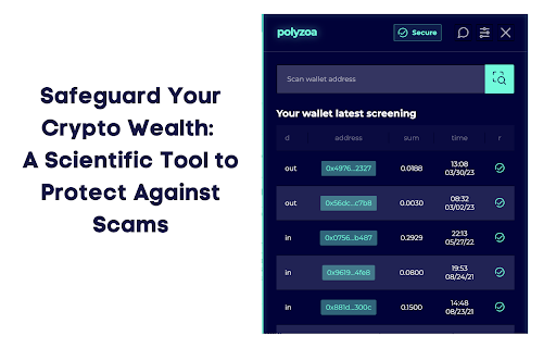 CryptoGuard: AI Tool for Secure Crypto Transactions
