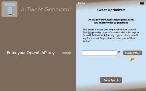 TwOp - Chrome Extension: AI Tool for Custom Tweets