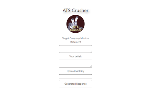 ATS Crusher - Chrome Extension: AI tool for Product Name
