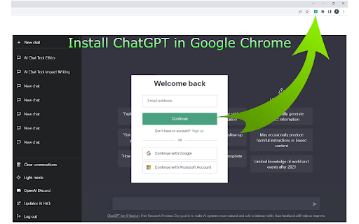 ChatGPT - Chrome Extension: AI-Powered Chat Experience