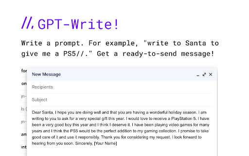 GPT-Write - Chrome Extension: AI Tool for Smarter Writing