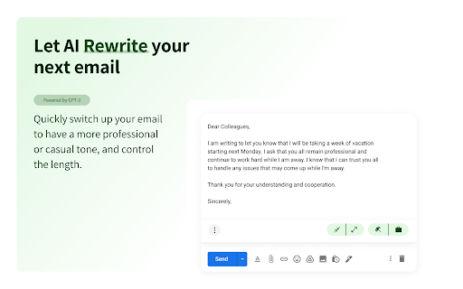 Wordz - Chrome Extension: AI Tool for Emails