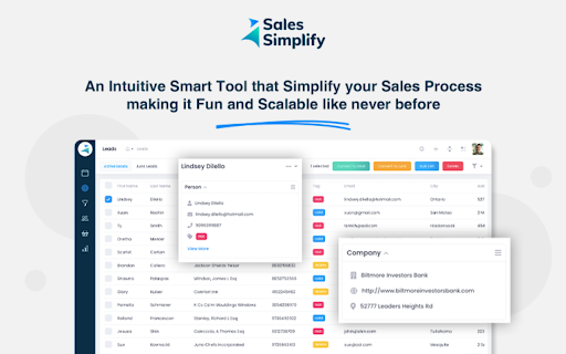 SalesSimplify - Chrome Extension: AI Tool