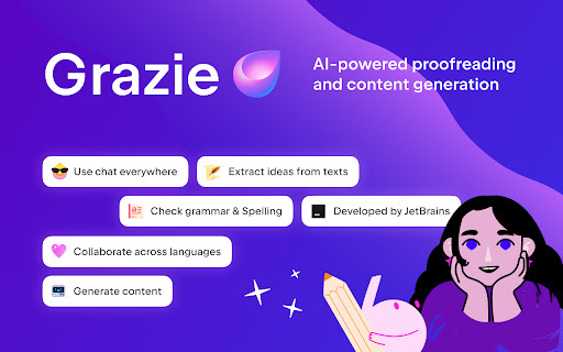 Grazie - Chrome Extension: AI Tool for Tech Pros