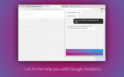 Archie.AI: AI Tool for Instant GA Data