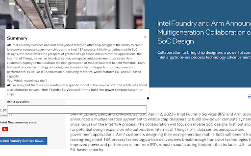 GPT API Companion - Chrome Extension: AI Tool for Web Summarization & Questions