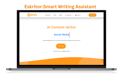 Eskritor - Chrome Extension: AI Content Writer Tool