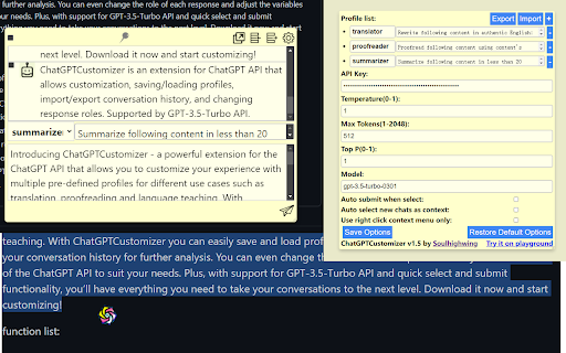 ChatGPTCustomizer - Chrome Extension: Efficient AI Tool