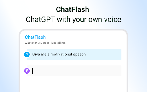 ChatFlash - Chrome Extension: AI Tool for Daily Tasks