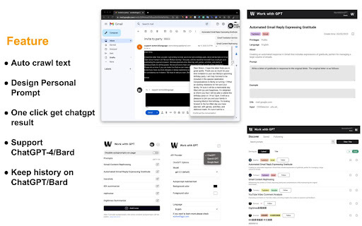 WorkWithGPT - Chrome Extension: AI Tool for Summaries