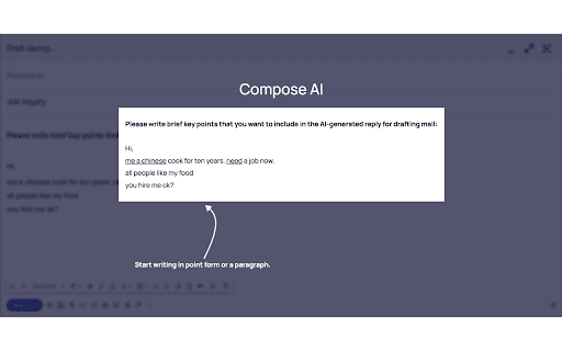SimpleMail - Chrome Extension: AI Tool for Product Name
