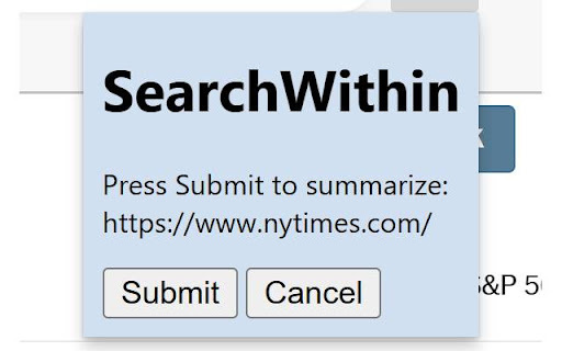 SearchWithin - Chrome Extension: AI Tool for PDFs