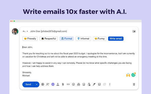 Addy AI - Chrome Extension: Best AI Tool for Emails