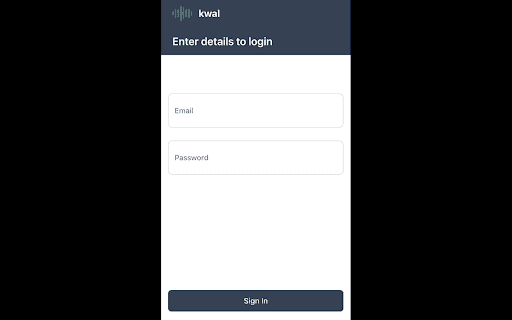 Kwal Chrome Plugin - Chrome Extension Website screenshot