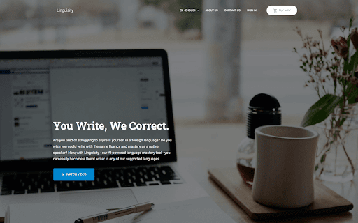 Linguisity Chrome Extension: AI Tool for Writing Feedback