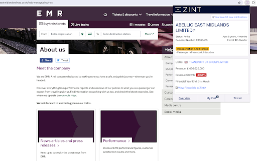 Zint - Chrome Extension: AI Tool for Real-Time Insights