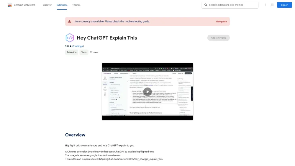 Hey ChatGPT Explain This: AI Tool for Text Explanations