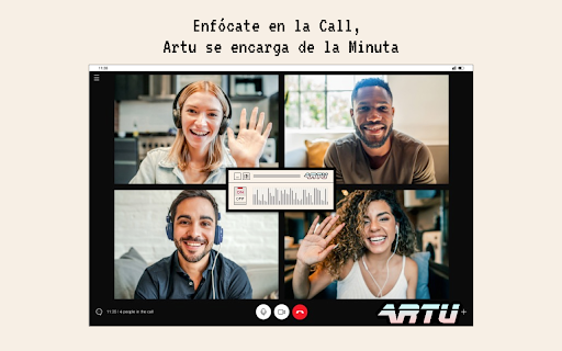 ARTU Meetings - Chrome Extension: AI tool for automatic meeting minutes