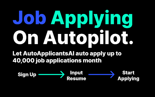 AutoApplicantsAI: AI Tool for Auto Job Applications