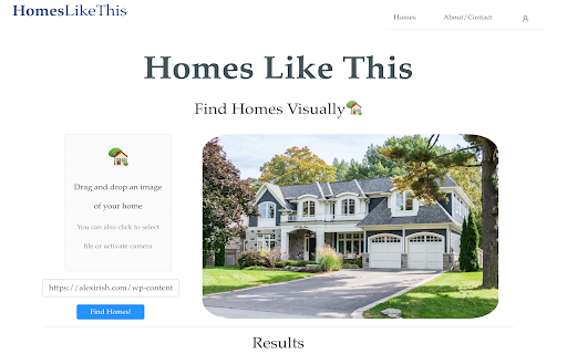 Homes Like This - Chrome Extension: AI Tool
