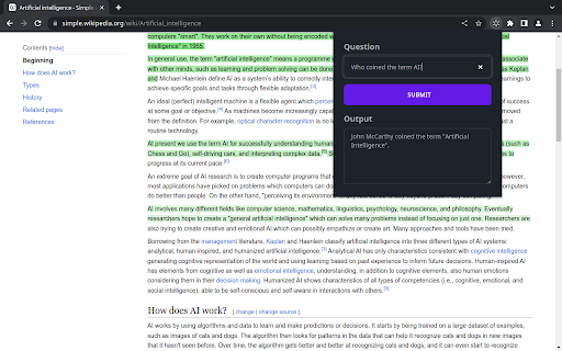 AIskNet - Chrome Extension: ai tool for Product Name