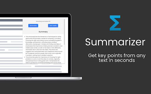 Summarizer - AI Tool for Better Reading