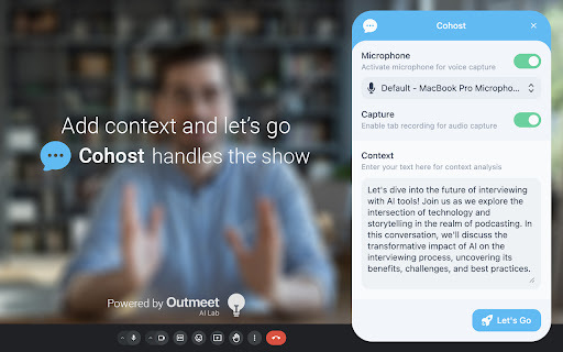 Cohost - Chrome Extension: AI Tool for Real-Time Interview Feedback