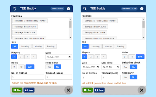 TEE Buddy - Chrome Extension: AI Tool for Gol