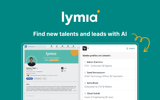 Lymia Discover: AI Tool for Profile Discovery