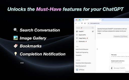 GPTSnow - Chrome Extension: AI Tool to Enhance ChatGPT