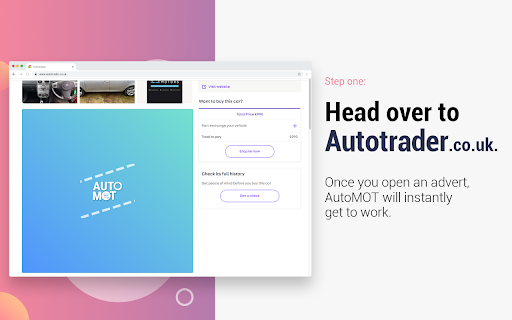 AutoMOT - Chrome Extension: AI Tool for Instant MOT History